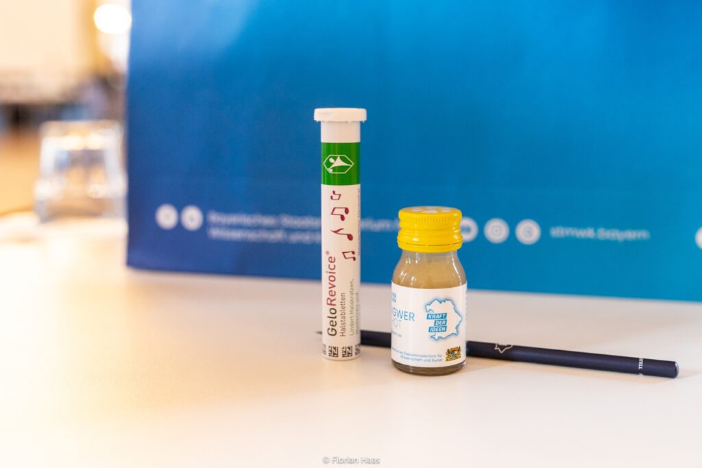 Detail des Veranstaltungsraums während der Vollversammlung des Wissenschaftsrats in München